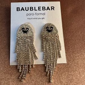 Baublebar Pave Drop Ghost Rhinestone Earrings